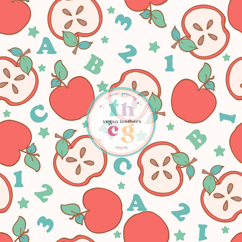 MB117 Apples And Letters Red Green