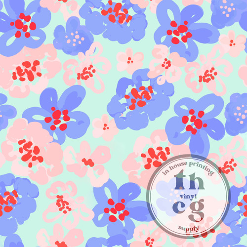 MB192 Candy Floral Peppermint