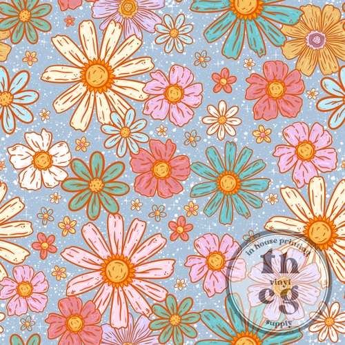 HS351 Spring Floral Blue