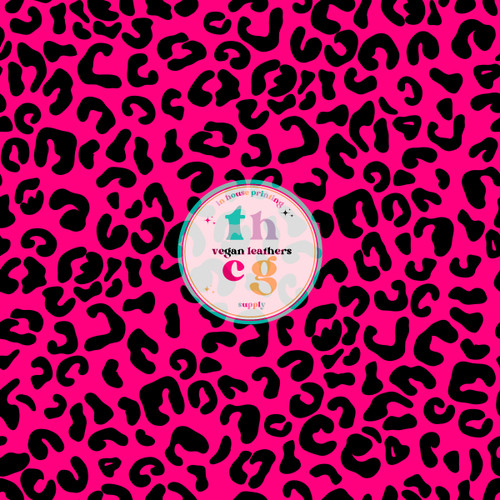 WF019 Hot Pink & Black Cheetah