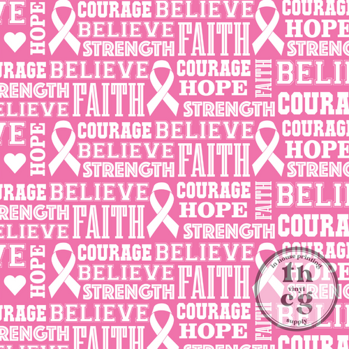 THCG405 Cancer Survivor Words Pink