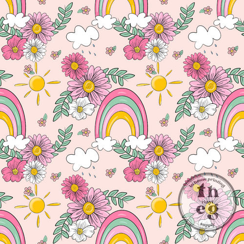 #1252 Rainbow Floral