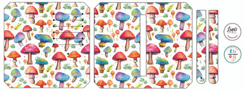 Cut and Sew - Purse Pal PPD126 Mushroom