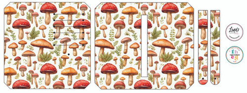 Cut and Sew - Purse Pal PPD145 Mushroom