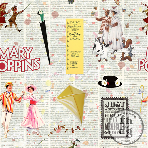 QB219 Vintage Mary Poppins