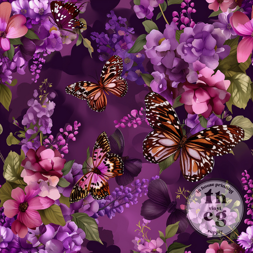 PPD201 Butterfly Florals