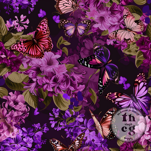 PPD202 Butterfly Florals Garden