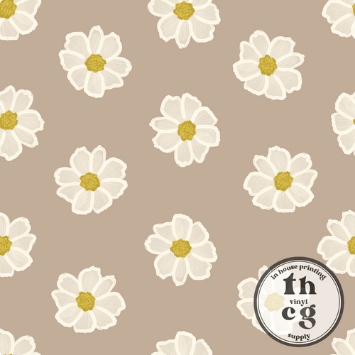 WF493 Beige Blossoms