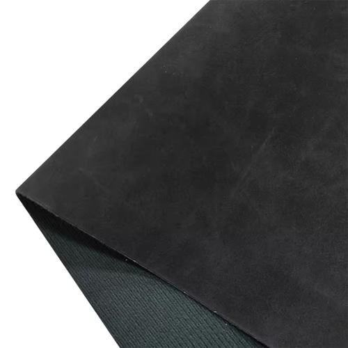 Faux Suede Leather - #1 Black Roll