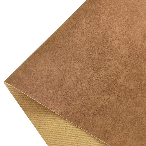 Faux Suede Leather - #9  Brown Roll