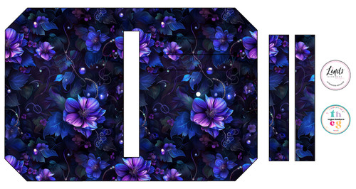 Cut and Sew - Pocket Pal PPD194 Midnight Florals