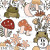 EMC128 Frogs and mushrooms