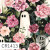 CR1413  Moonlit Hollow Ghost Floral Dark CR1413  Moonlit Hollow Ghost Floral Dark