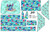 Cut and Sew - Louie Template MAM030 Blue Alien Blue