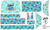 Cut and Sew - Louie Template MAM030 Blue Alien Blue