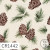 CR1442 Briar and Pine Pinecones Cream