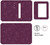 Cut and Sew - Brooke Bifold Wallet CR1400 Wildflower Fields Sketched Floral Purple