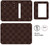 Cut and Sew - Brooke Bifold Wallet GS002 Chocolate LV checkered