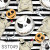 SST049 NBC Characters Black White Stripes
