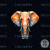 Panel - Geometric Elephant Panel - Geometric Elephant