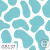 GS137 Blue SM Cow Print