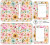Cut and Sew - Brooke Bifold Wallet CR031 Butterflies & Florals on Light Pink