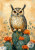 Journal Panel -J353  Whimsical Desert Owl