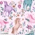LAA001 Unicorn floral pink