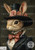 Retail Journal Panel  - J246 Anthro Rabbit A4 size on Litchi Vinyl