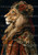 Retail Journal Panel  -  J907 Anthro Lion A4 size on Litchi Vinyl