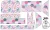 Cut and Sew - Louie Template LAA001 Unicorn floral pink