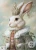 Journal Panel -J460 Royalty Rabbits