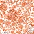 LAA041 Chinoiserie floral pumpkin orange