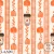 LAA061 Pumpkin latte plaid stripe cream