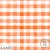 LAA052 Gingham pumpkin orange