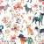 THCG1989 Colorful Dogs