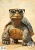 Retail Journal Panel- J343 Whimsical Desert Tortoise  A4 on Smooth Vinyl
