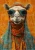 Retail Journal Panel - J932 Anthro Camel A4 size on Smooth Vinyl (FLAW)