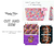 Retail - Clara Zipper Pouch AM011 150% size Litchi Vinyl (Flaw)
