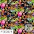 Retail Half  Yard - FDD029 Mash up games black on Canvas (Small Scale)