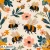 BAD007 Embroidery Bumble bee