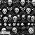 BAD012 Embroidery Skulls