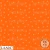Retail Roll: LAA047 Dots pumpkin orange tonal 12" x 53" on Smooth vinyl (FLAW)
