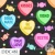 Retail Mini Roll - DDC481 Hearts Smooth Vinyl (Medium Scale) 11.5" x 23"