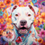 Panel - Floral Dog #27