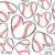 WT001 Baseball Hearts