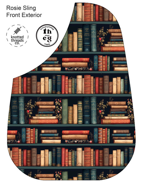 Cut and Sew - Rosie Sling Panel QB258 Bookshelf