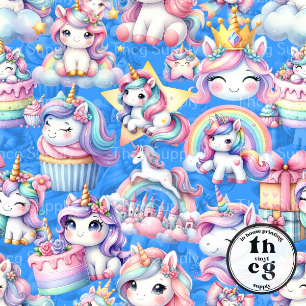 PPD558 Unicorn Rainbow