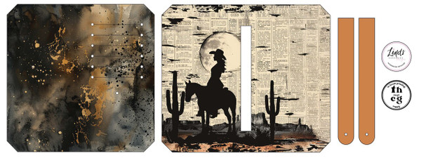 Cut and Sew - Purse Pal ZD Cowgirl