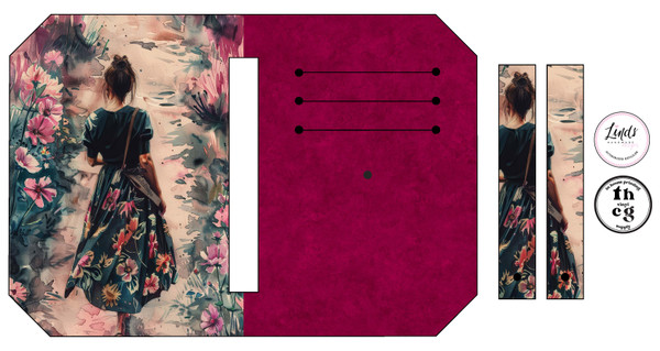 Cut and Sew - Pocket Pal J612 Girl in a Dress